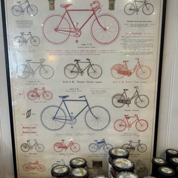The Green Bird Cafe - Decoration inside - love bikes! - Cafes Near Me - Bath, BAS