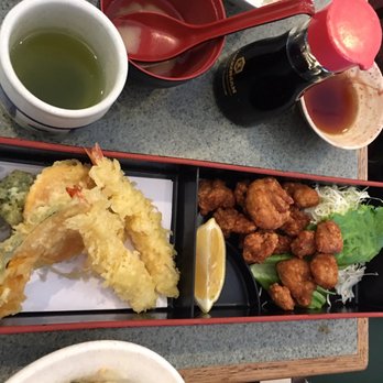 Haru Ichiban - Tempura and some kind of fried chicken lunch combination. - Japanese Near Me - Duluth, Georgia