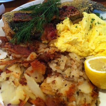 Plums Cafe - Campfire Trout 15 - Breakfast & Brunch Near Me - Costa Mesa, California