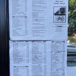Wei Wei BBQ 'N Noodle House - Menu 1/2 - September 2023 - VN