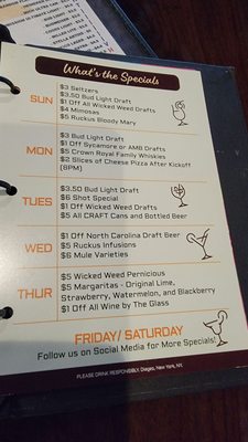 Menu photo 3 Ruckus - Apex Apex, NC Menu photo 3 Ruckus - Apex Apex, NC