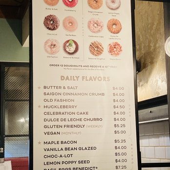 Sidecar Doughnuts & Coffee - Menu - Donuts Near Me - Costa Mesa, California