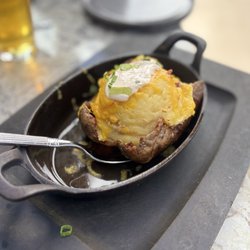 Loaded baked potato...it was huge!