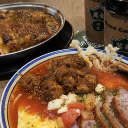 BBQ Pork on Lard Rice or White Rice / 黯然銷魂豬油撈飯