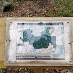 Babcock Preserve - Map at the west end of the park