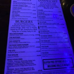 the menu the menu