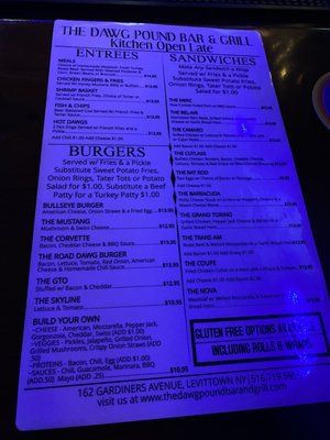 Menu photo 3 The Dawg Pound Bar & Grill Levittown, NY Menu photo 3 The Dawg Pound Bar & Grill Levittown, NY