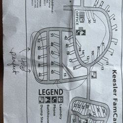 Keesler Afb Family Camp - Map of sites