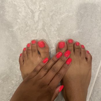 Capri Spa & Nails - Manicure with dip and regular polish pedicure - Nail Salons Near Me - Katy, Texas Capri Spa & Nails - Manicure with dip and regular polish pedicure - Nail Salons Near Me - Katy, Texas