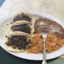 Rice was a little hard. This is the taco special. Rice was a little hard. This is the taco special.
