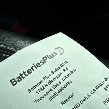 Batteries Plus - Address - Battery Stores Near Me - Thousand Oaks, California