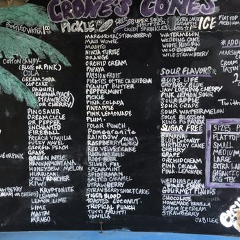 Crone's Cones - All the flavors! Updated 2019 - Shaved Ice Near Me - Mansfield, Texas Crone's Cones - All the flavors! Updated 2019 - Shaved Ice Near Me - Mansfield, Texas