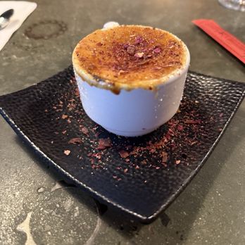 Wooden Bar - Pomegranate and Rose Creme Brûlée - Noodles Near Me - Worcester, Massachusetts