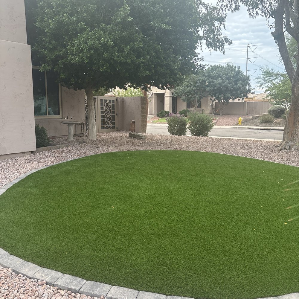 They did an excellent job!!! They were courteous, listened to what we wanted and did a meticulous job on the installation of our turf.