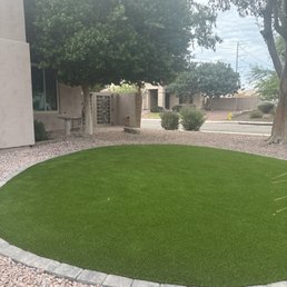 They did an excellent job!!! They were courteous, listened to what we wanted and did a meticulous job on the installation of our turf.