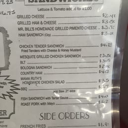 Hard to beat prices. Hamburger meat is ground twice. Fries are hand cut. Sweet tea available of course. Hard to beat prices. Hamburger meat is ground twice. Fries are hand cut. Sweet tea available of course.