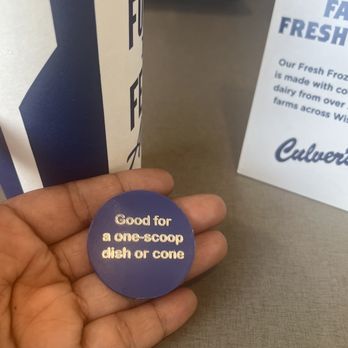 Culver's - Free ice cream chip from National Night Out 2023 (margate,Fl) - Burgers Near Me - Margate, Florida
