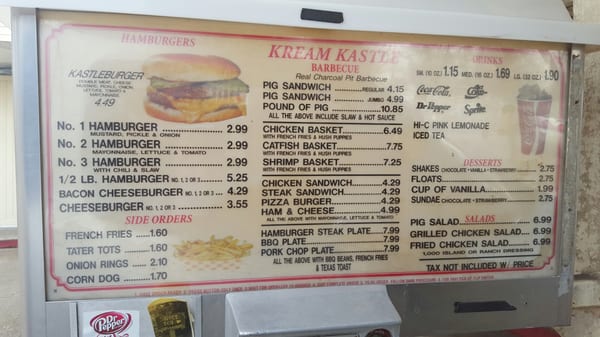 Menu photo 3 Kream Kastle Blytheville, AR Menu photo 3 Kream Kastle Blytheville, AR