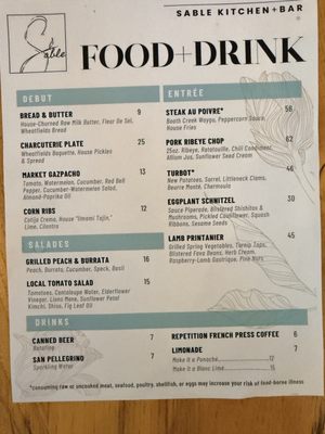 Menu photo 2 Sable Kitchen + Bar Lawrence, KS Menu photo 2 Sable Kitchen + Bar Lawrence, KS