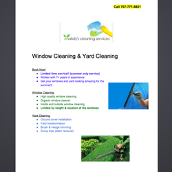 Nataly's Cleaning Services - Book now for the summer!