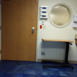 Children's Emergency Department - The door and decorated theme window..