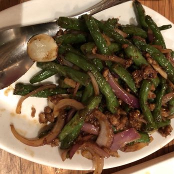 Redfarm - Green beans with spicy pork - Dim Sum Near Me - New York, New York Redfarm - Green beans with spicy pork - Dim Sum Near Me - New York, New York