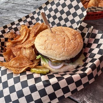 Naches Bar and Grill - Cheeseburger and homemade potato chips. - Dive Bars Near Me - Enumclaw, Washington Naches Bar and Grill - Cheeseburger and homemade potato chips. - Dive Bars Near Me - Enumclaw, Washington