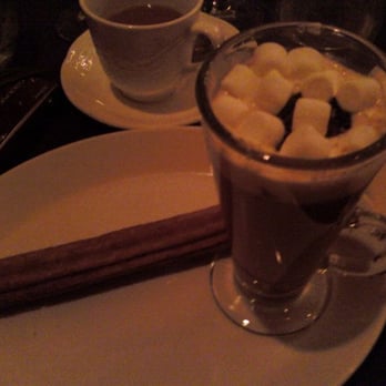 Summit House - Hot cocoa with churros - Steakhouses Near Me - Fullerton, California