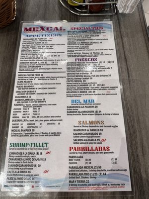 Menu photo 1 Mexcal Cantina Pacifico Houston, TX Menu photo 1 Mexcal Cantina Pacifico Houston, TX