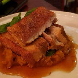 Bondi & Bourke - 6 hours roasted pork belly......out of this world delicous!! Perfectly balanced crispy skin and soft and tender meat