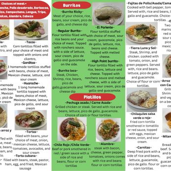 El Pariente Taqueria - Menú - Mexican Near Me - High Point, North Carolina