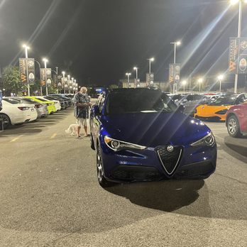 Van Nuys Alfa Romeo - Checking out our new Alfa Romeo Stelvio...thank you Luis, Marquel and Alondra! - Auto Parts & Supplies Near Me - Van Nuys, California