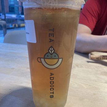 Tea Addicts - phoenix tea with crystal boba - Bubble Tea Near Me - Seattle, Washington