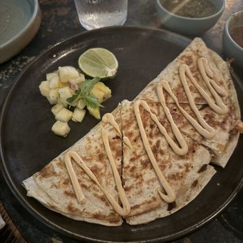 La Piscina - lobster quesadilla* - portion has been halved apparently - Mexican Near Me - Austin, Texas La Piscina - lobster quesadilla* - portion has been halved apparently - Mexican Near Me - Austin, Texas