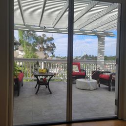Screen for double doors. Screen for double doors.