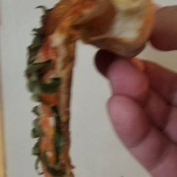 Pizza Effect - Dough was a to most. Gotta get that PLANK to get a CRUNCHY bite - Pizza Near Me - Reseda, California