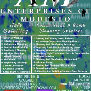 AM Enterprises - Info about how to contact AM Enterprises of Modesto - Office Cleaning Near Me