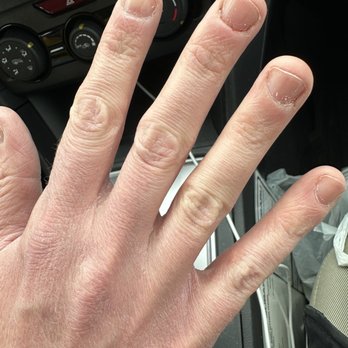 Ballerina Nails and Spa - Horrible manicure. - Nail Salons Near Me - Winchester, Virginia