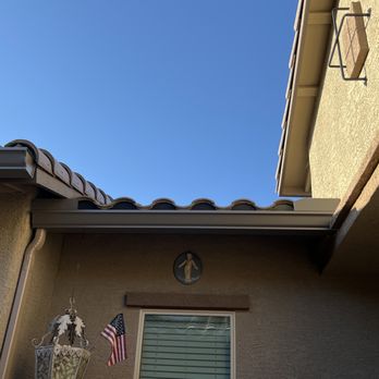 City Seamless Rain Gutter - Front entrance - Gutter Services Near Me - Henderson, Nevada