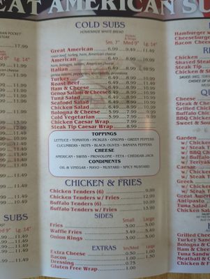 Menu photo 3 Great American Subs Londonderry, NH Menu photo 3 Great American Subs Londonderry, NH