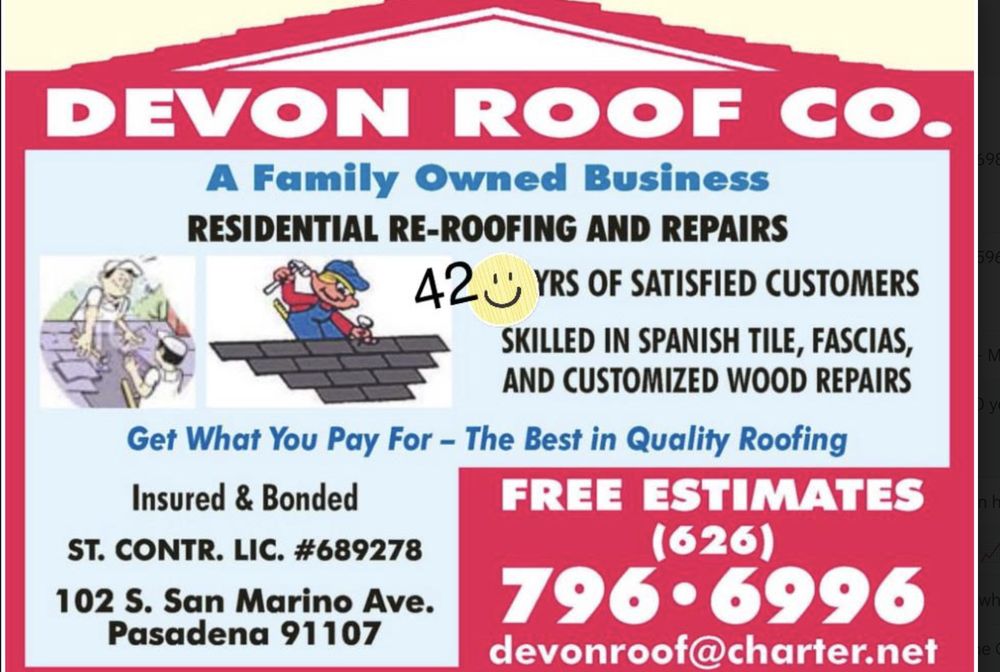 Slide of Devon Roof Co.
