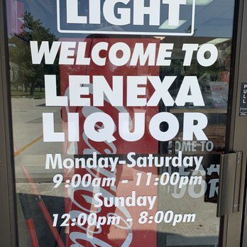 Lenexa Liquor - a sign in the window - Beer, Wine & Spirits Near Me - Lenexa, Kansas Lenexa Liquor - a sign in the window - Beer, Wine & Spirits Near Me - Lenexa, Kansas