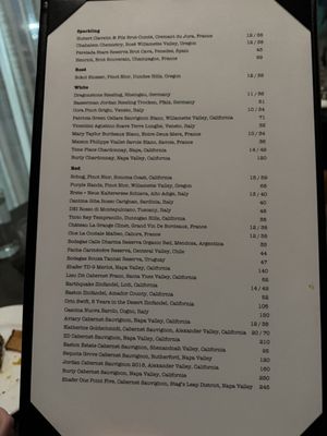 Menu photo 5 Steakhouse Five Murfreesboro, TN