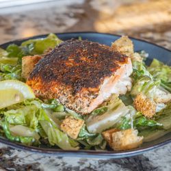 Molly's Garden - Blackened Salmon Caesar Salad