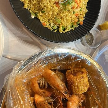 The Crawfish Hut - 1lb JUMBO shrimp Crab fried rice - Cocktail Bars Near Me - Stanton, California The Crawfish Hut - 1lb JUMBO shrimp Crab fried rice - Cocktail Bars Near Me - Stanton, California