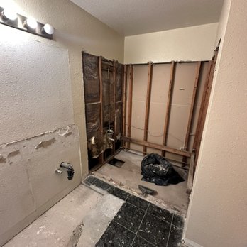 Chris’ Plumbing Services - Full bathroom remodel demo - Plumbing Near Me Chris’ Plumbing Services - Full bathroom remodel demo - Plumbing Near Me