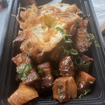Sukjai Thai Food - E13. Pad Ka Prao Moo Krob so good - Food Trucks Near Me - Austin, Texas Sukjai Thai Food - E13. Pad Ka Prao Moo Krob so good - Food Trucks Near Me - Austin, Texas