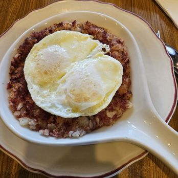 The Original Pancake House - Corned beef hash and over easy eggs - Pancakes Near Me - Chesterfield, Missouri