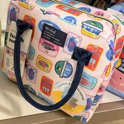 Home Goods - Fit+Fresh lunch box for about $15 that has two little containers and an ice pack with it