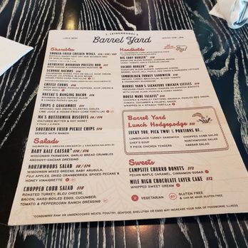 J. Leinenkugel's Barrel Yard - Menu Oct 2024 - Breweries Near Me - Milwaukee, Wisconsin J. Leinenkugel's Barrel Yard - Menu Oct 2024 - Breweries Near Me - Milwaukee, Wisconsin